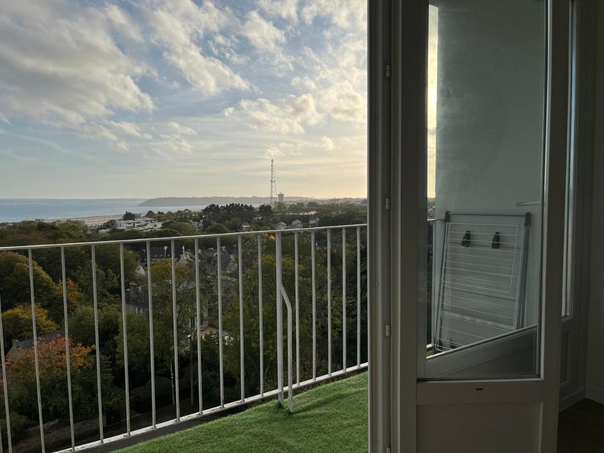Nouveau! Appartement Vue Mer 180° Et Place Parking Brest Exterior foto